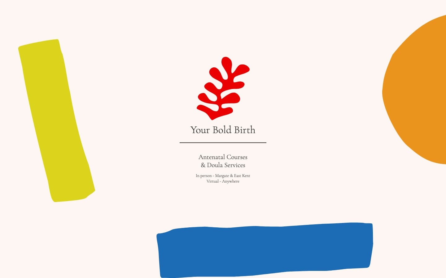 Your Bold Birth homepage